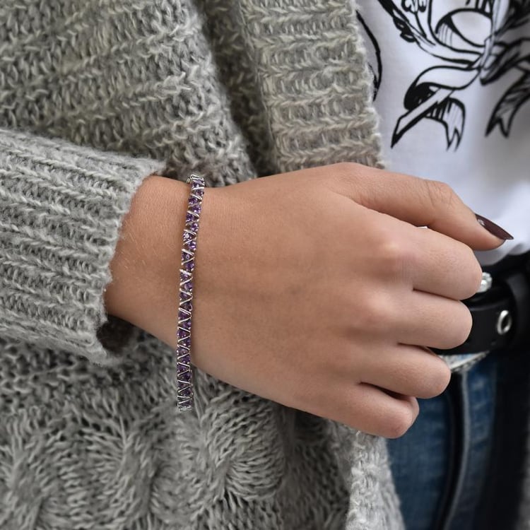 Amethystarmband 6228