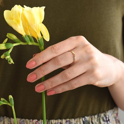 Minimalistischer Ring mit Citrin Xenia