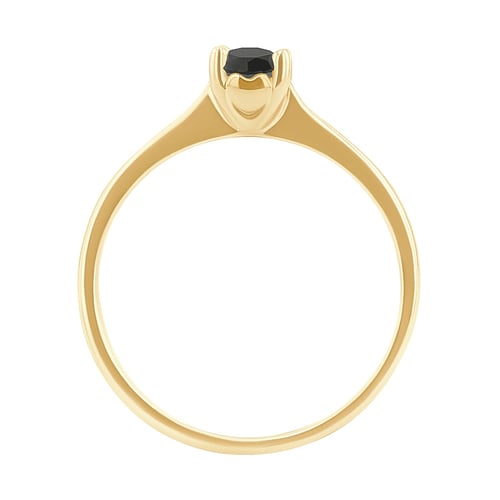 Verlobungsring mit schwarzem Diamant Lenal