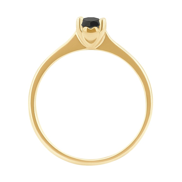 Verlobungsring mit schwarzem Diamant Lenal 136210