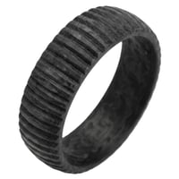 Ring aus Carbon mit unebener Oberfläche Lisa