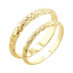 Eheringe mit der Gravur von Sternen Alix