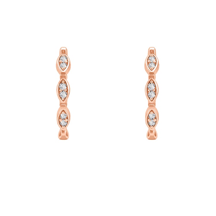 Creolen mit Lab Grown Diamanten Wontisa 112821