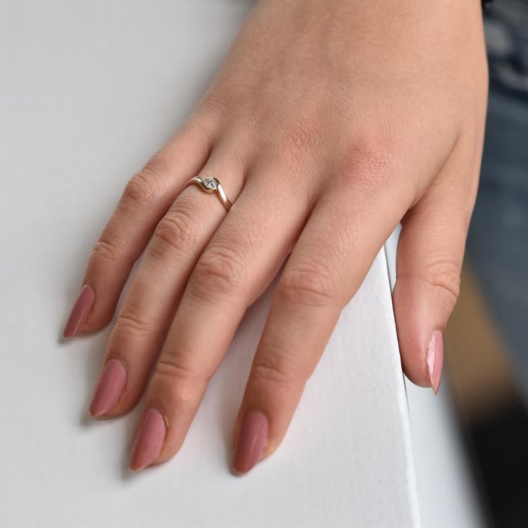 Ring mit Diamanten 31814