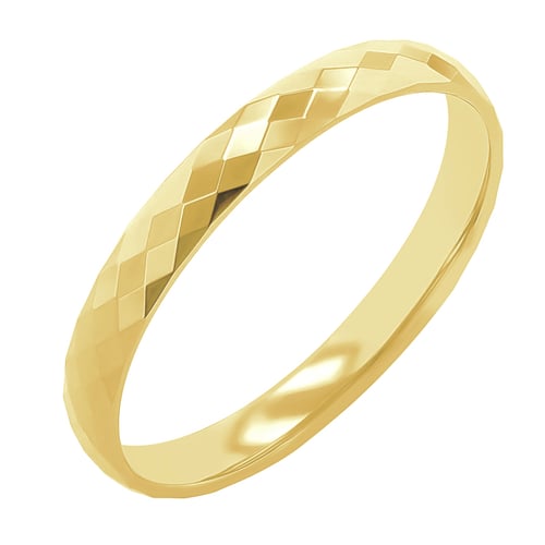 Goldene Eheringe mit Muster Julito