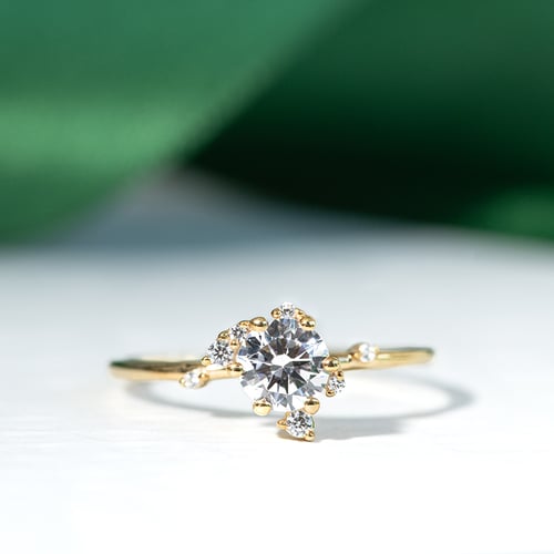 Cluster Verlobungsring mit Lab Grown Diamanten Kalia