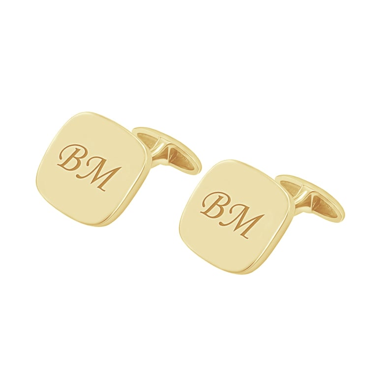 Manschettenknöpfe Gelbgold 80966