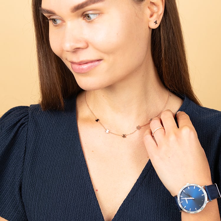 Silberne Kette mit Sternen Der Kleine Prinz 146955