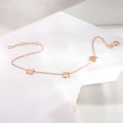 Silbernes Armband mit Sternen Der Kleine Prinz