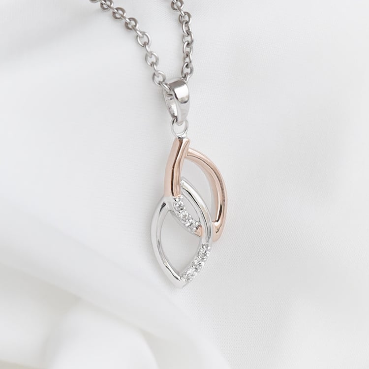 Eleganter Anhänger aus Silber Zander 90907