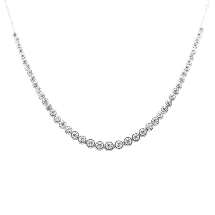 Luxuriöse Goldkette mit Lab Grown Diamanten Sofi