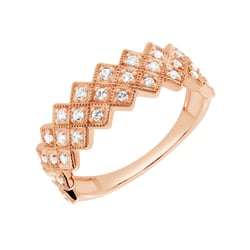 Moderner Goldring mit Diamanten Edvard