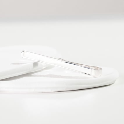 Silberne Krawattennadel mit Gravur Ihrer Wahl Derek