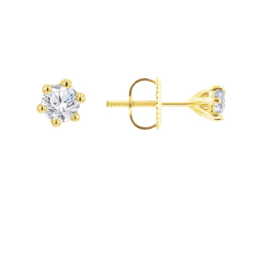 MInimalistische Ohrstecker mit Diamanten Jayne