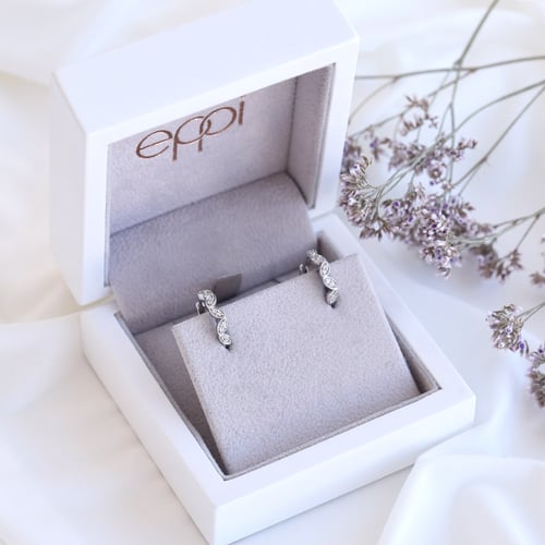 Creolen mit Diamanten Malus