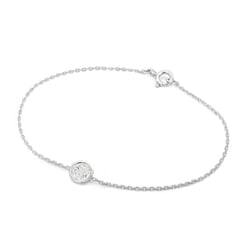 Goldenes Armband mit weißem Topas Arleth