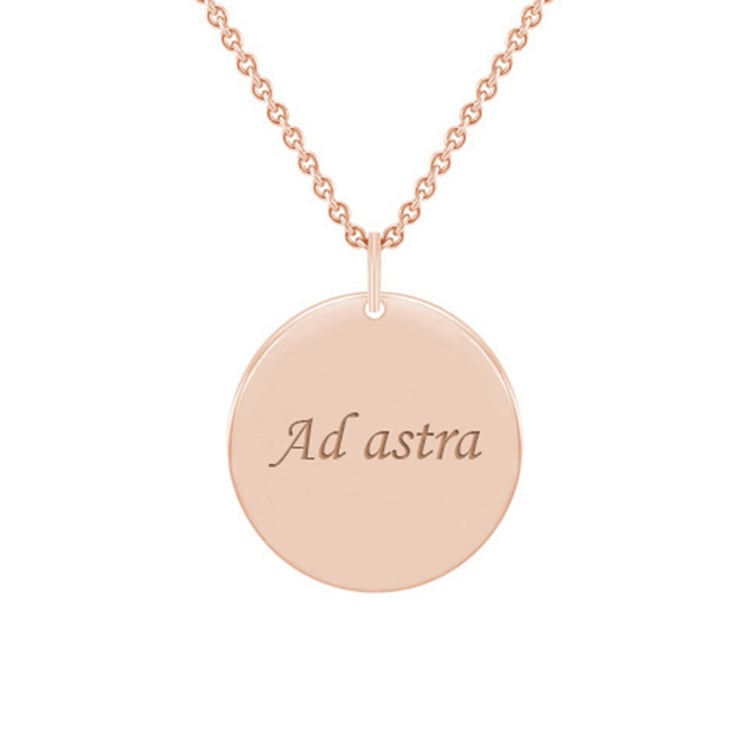 Goldanhänger mit Granat und Sternzeichen Steinbock 126265