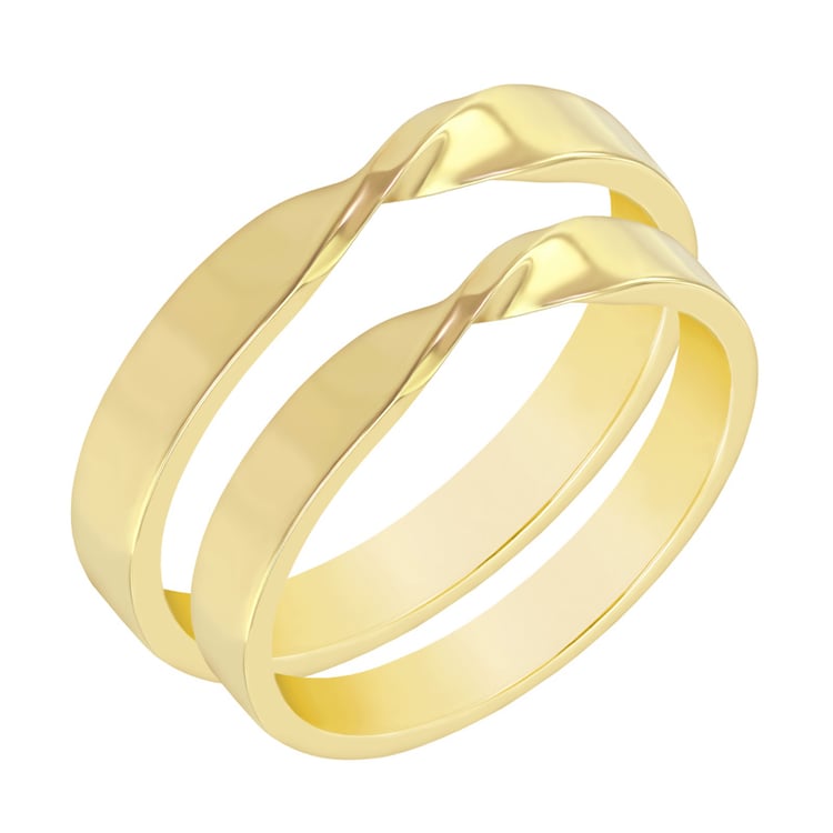 Elegante Eheringe aus Gold Modeste 49923