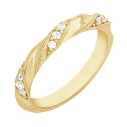 Twist-Ring mit Lab Grown Diamanten Burnett