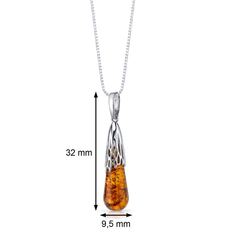 Halskette mit Bernstein 19101