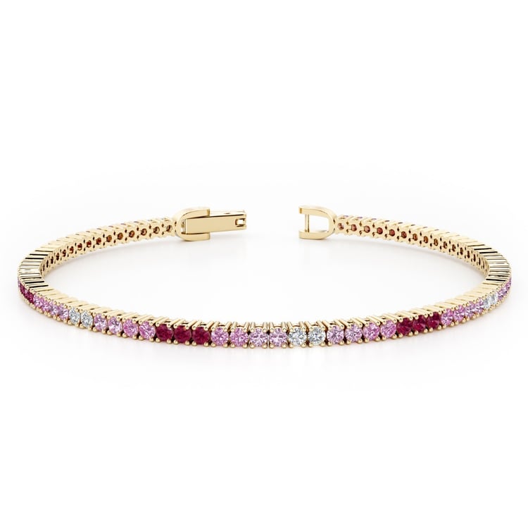 Elegantes silbernes Armband mit Saphir Anastasia