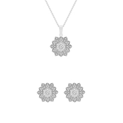 Schmuckset aus Gold mit Diamanten Vilette