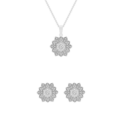 Schmuckset aus Gold mit Diamanten Vilette