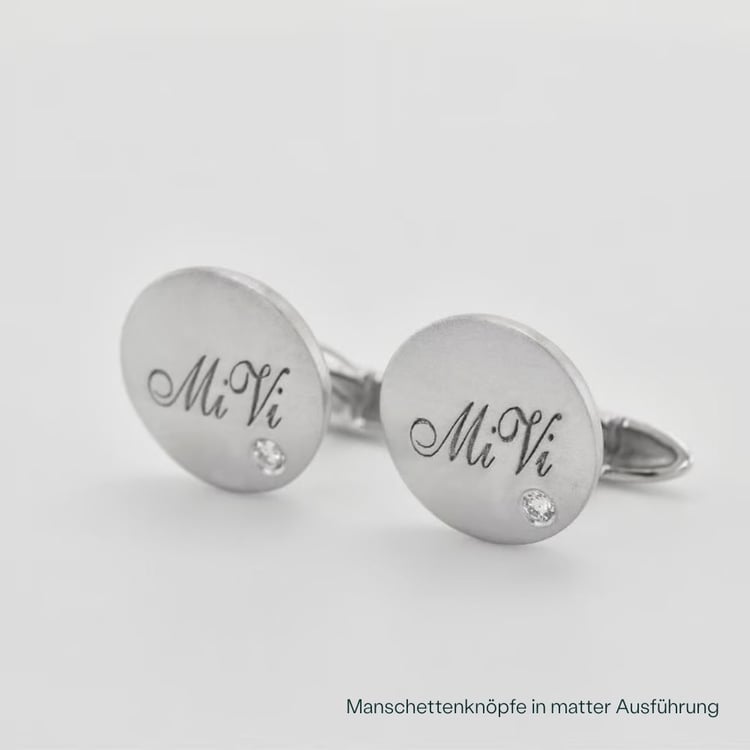 Manschettenknöpfe mit Gravur in Eppi-Geschenkbox 165880