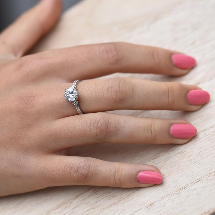 Verlobungsring mit Diamanten 79343