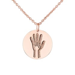 Anhänger mit Gravur einer Hand Mimi