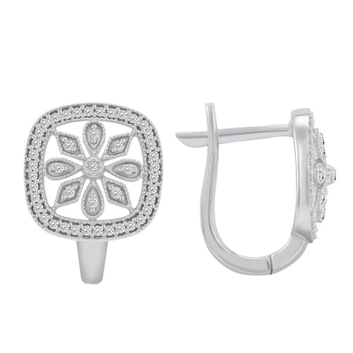 Goldenes Schmuckset mit Diamantenblüten Verity