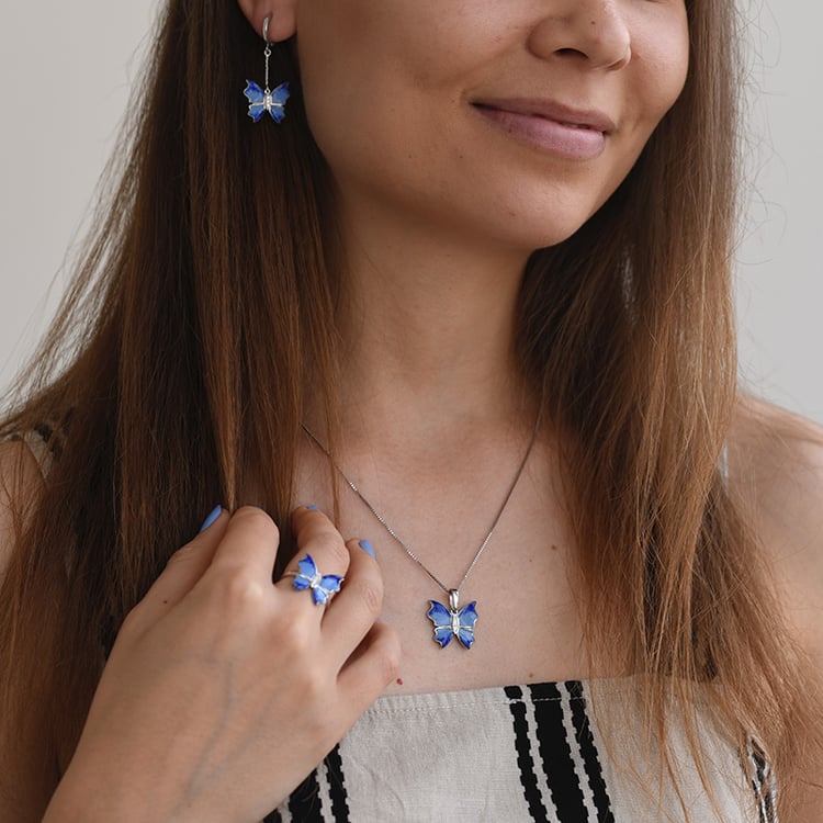 Anhänger mit Schmetterling 63992