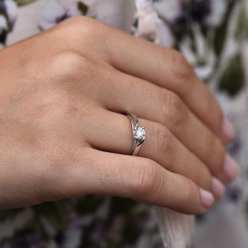 Verlobungsring mit Lab Grown Diamant Saky