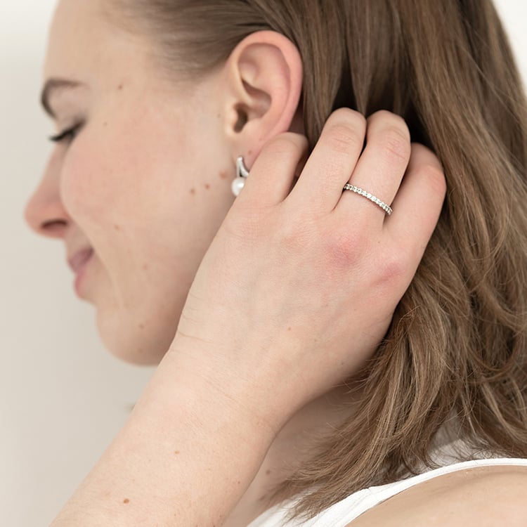 Goldener Eternity-Ring mit 1ct Lab Grown Diamanten Angeline 119850