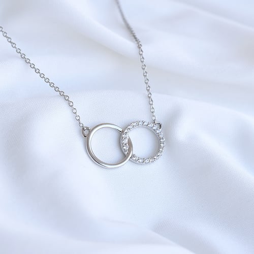 Symbolischer Halskette mit Diamanten Mehdi