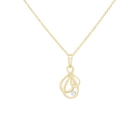 Eleganter Anhänger aus Gold mit Diamant Danyil