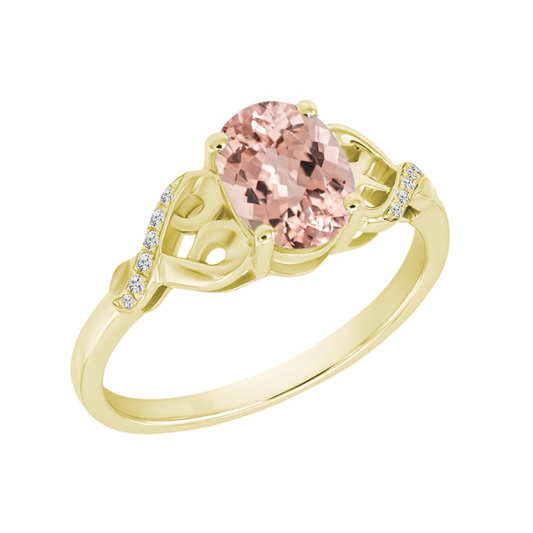 Ring mit Morganit aus Gold 23139