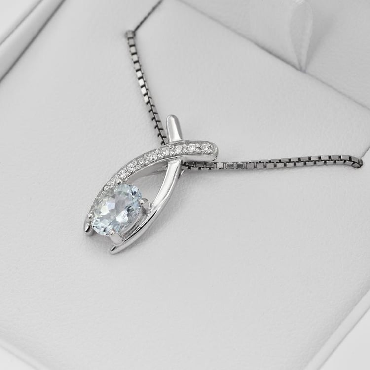 Aquamarinkette 28388