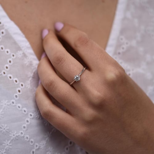 Ringset mit Diamant Ihrer Wahl Bethanie