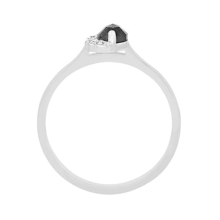 Verlobungsring mit Marquise Salt and Pepper Diamant Susi 81785