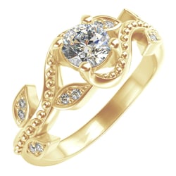 Vintage Verlobungsring mit Lab Grown Diamanten Vindo
