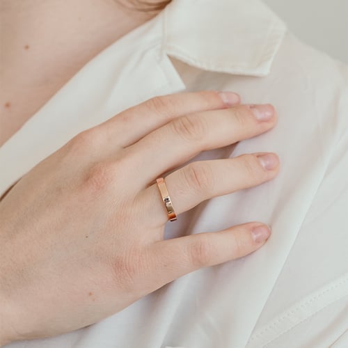 Ringset mit Salt and Pepper Diamant Guerra