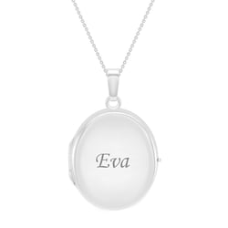 Goldenes Oval-Medaillon mit Gravur nach eigenem Wunsch Xuyara