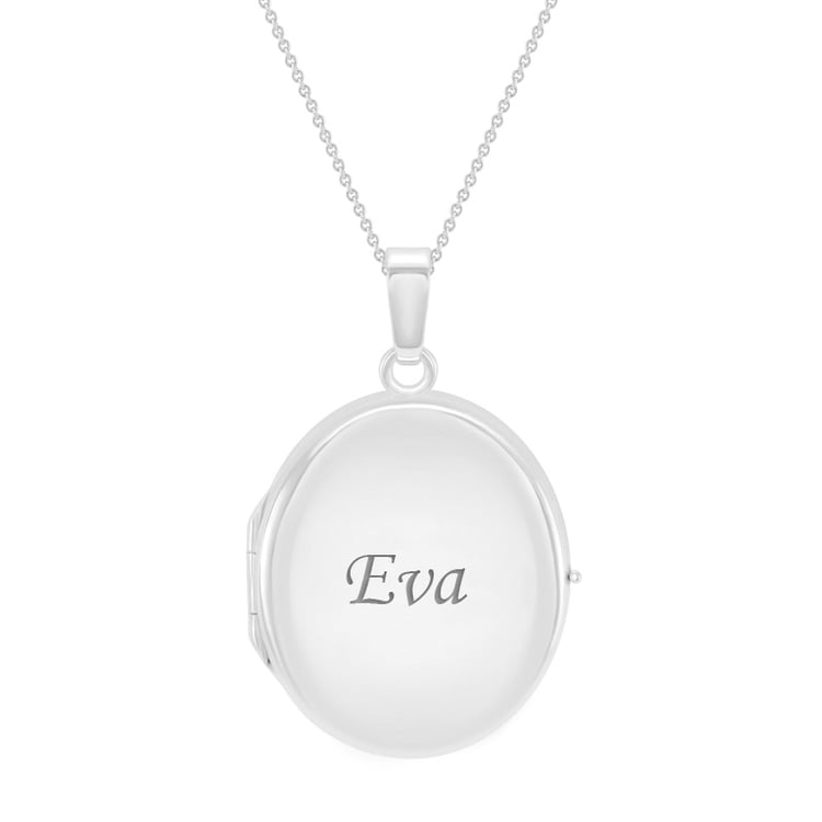 Goldenes Oval-Medaillon mit Gravur nach eigenem Wunsch Xuyara