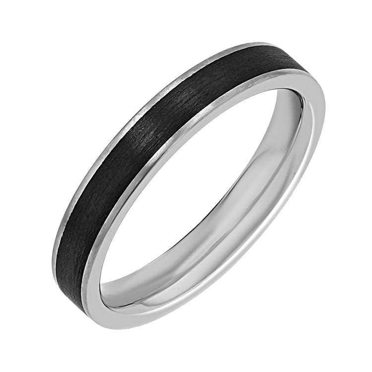 Eheringe aus Carbon mit Diamanten Mona 168513