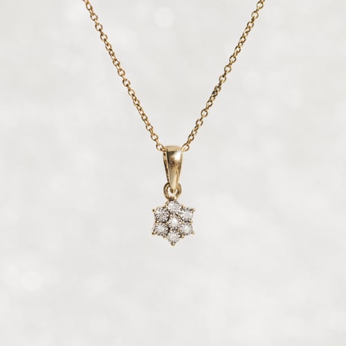 Dezenter Diamantanhänger Charlot