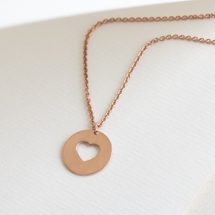 Silbernes Set mit zwei Anhänger in Herzform Elly 124486