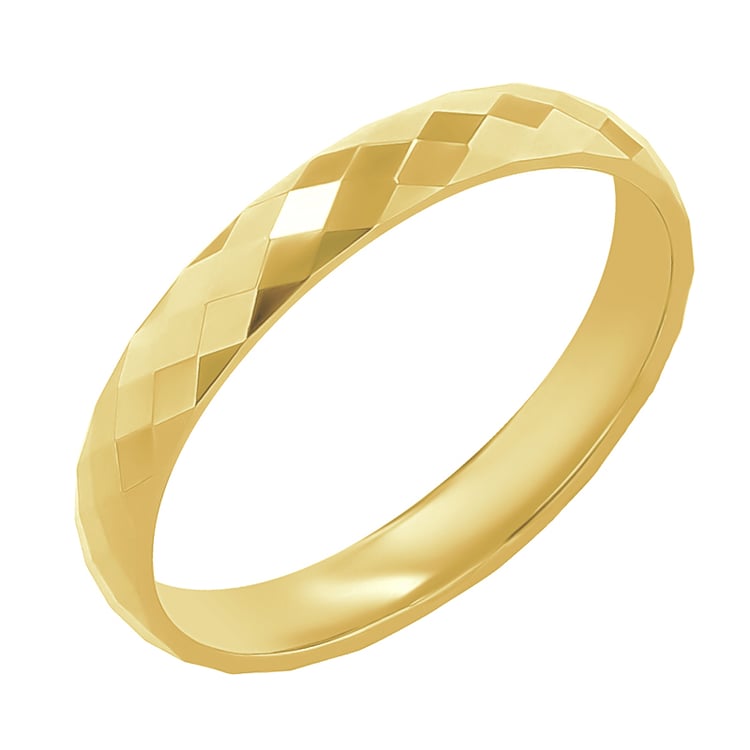 Goldene Eheringe mit Muster Julito 117377