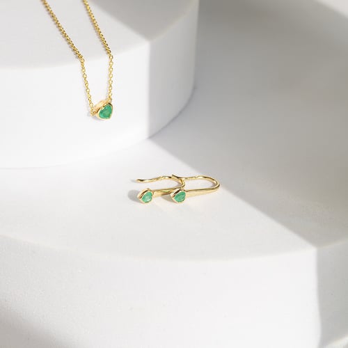 Schmuckset mit Smaragden Roshni