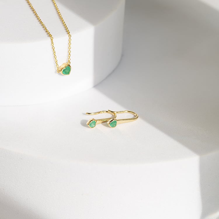 Schmuckset mit Smaragden Roshni 145817